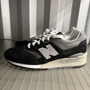 New Balance Men’s U997BK 997 Black Made in USA Sneakers Shoes Size 10 US